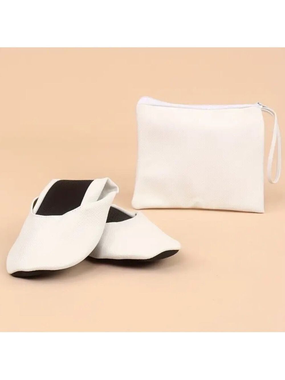 Fold & Go Flats: Ultimate Travel Shoes with carry bag perfect for work or school